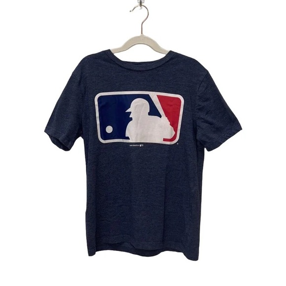 Preowned Navy Blue MLB Youth T-Shirt. Good Condition! - Picture 4 of 4
